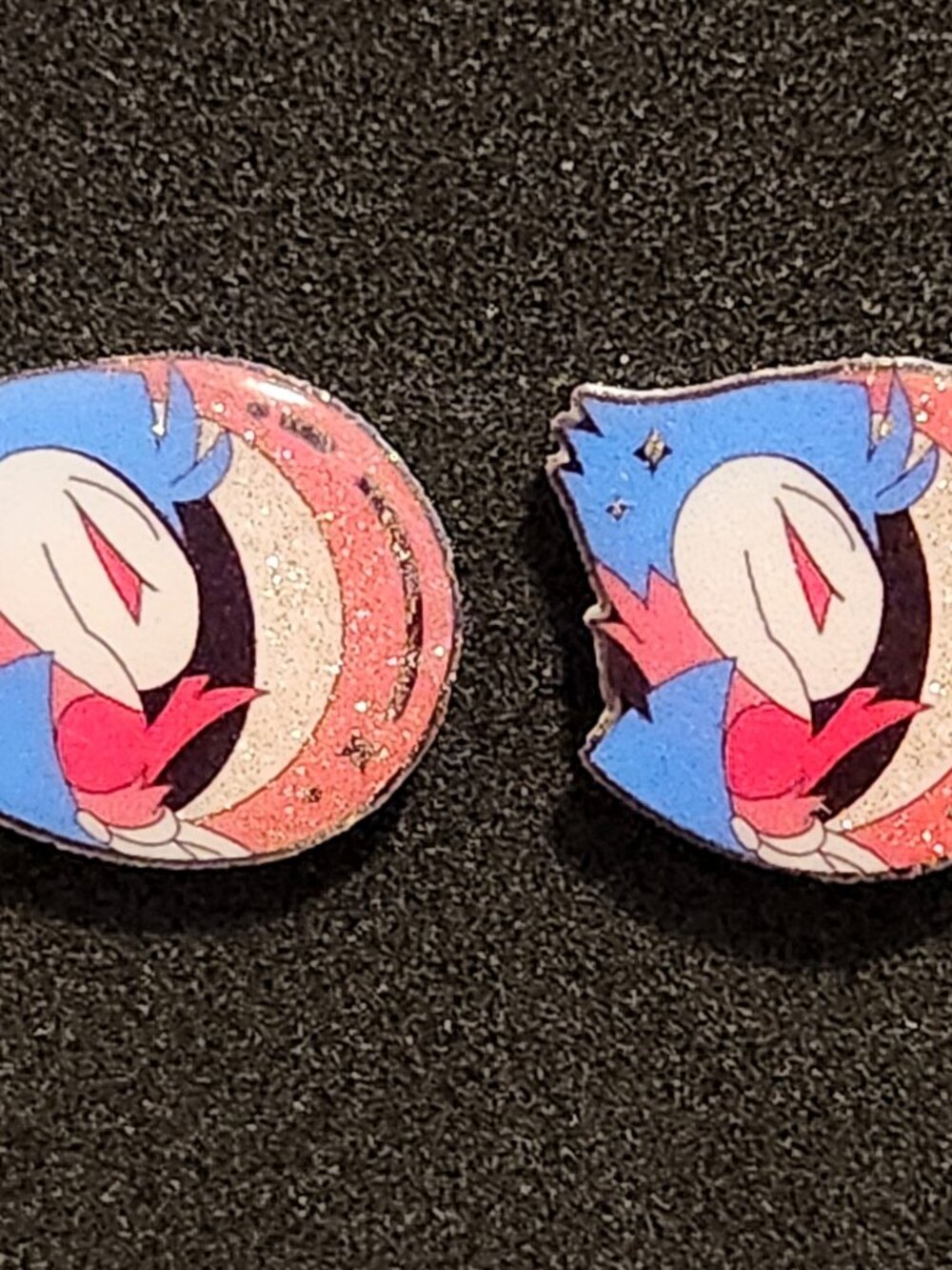 Stolas Glitter Earrings - Helluva Boss